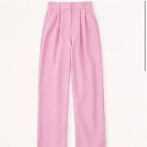 Abercrombie & Fitch Sloane Wide Leg Pant - Pink
